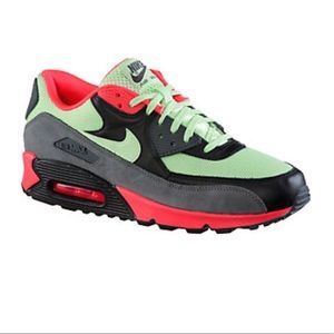 nike air max 90 green orange